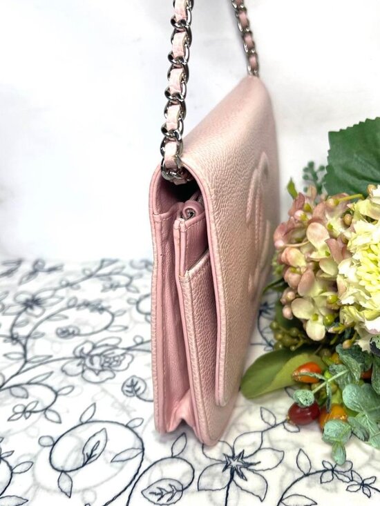 Chanel Chain Wallet Jumbo CC Logo - Picture 7 of 15